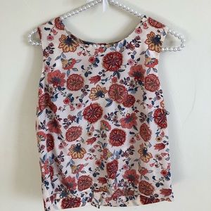Floral tank top